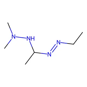 Diazene, [1-(2,2-dimethylhydrazino)ethyl]ethyl- structure