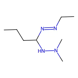 Diazene, [1-(2,2-dimethylhydrazino)butyl]ethyl- structure