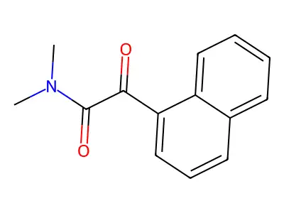 N,N-dimethyl-2-(naphthalen-1-yl)-2-oxoacetamide structure