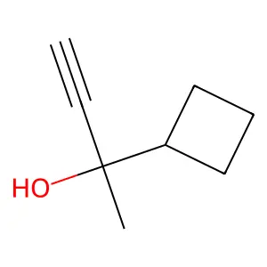 1-Cyclobutyl-1-ethynylethanol structure