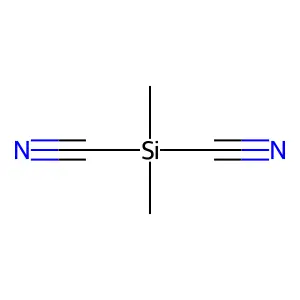 二甲基二氰基硅烷 structure