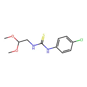 1-(4-Chlorophenyl)-3-(2,2-dimethoxyethyl)thiourea structure