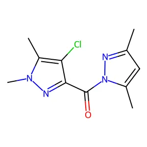 (4-Chloro-1,5-dimethylpyrazol-3-yl)-(3,5-dimethylpyrazol-1-yl)methanone structure