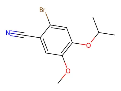 2-Bromo-4-isopropoxy-5-methoxybenzonitrile structure