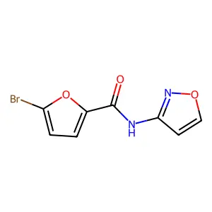 5-bromo-N-(1,2-oxazol-3-yl)furan-2-carboxamide structure