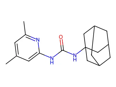 1-(1-Adamantyl)-3-(4,6-dimethylpyridin-2-yl)urea structure