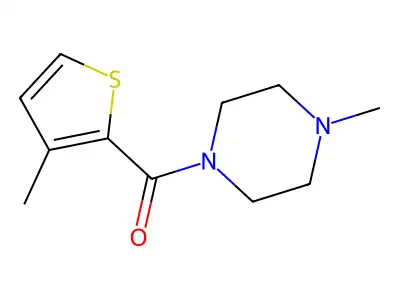 Methanone, (4-methyl-1-piperazinyl)(3-methyl-2-thienyl)- structure
