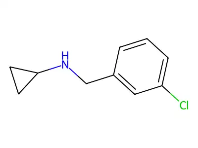 (3-Chlorobenzyl)cyclopropylamine structure