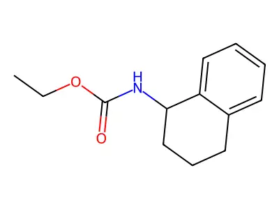 Ethyl 1,2,3,4-tetrahydronaphthalen-1-ylcarbamate structure