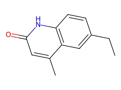 6-Ethyl-4-methyl-2(1H)-quinolinone structure