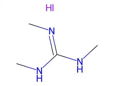 N,N',N''-trimethylguanidine hydroiodide structure