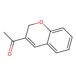 1-(2H-1-Benzopyran-3-yl)ethanone structure