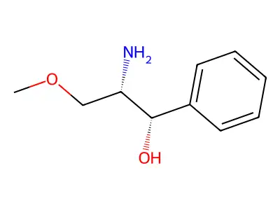(1S,2S)-(+)-2-Amino-3-methoxy-1-phenyl-1-propanol structure