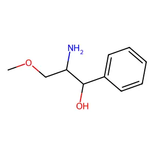 (1R,2R)-2-Amino-3-methoxy-1-phenyl-1-propanol structure