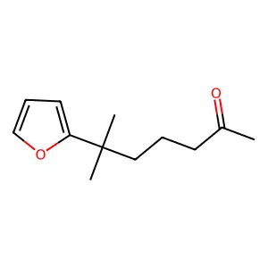 6-(2-Furyl)-6-methyl-2-heptanone structure