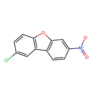 2-Chloro-7-nitrodibenzo[b,d]furan structure