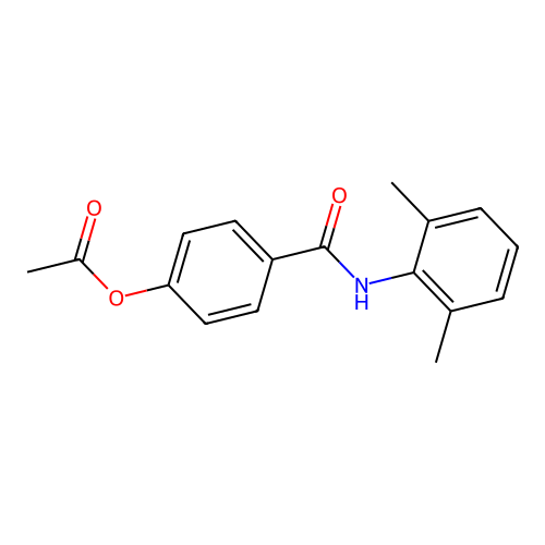 4-[(2,6-Dimethylphenyl)carbamoyl]phenyl acetate structure
