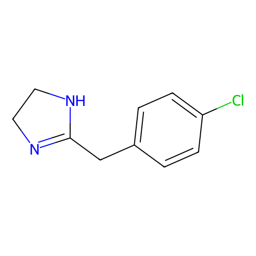 2-(4-Chlorophenyl)methylimidazoline structure