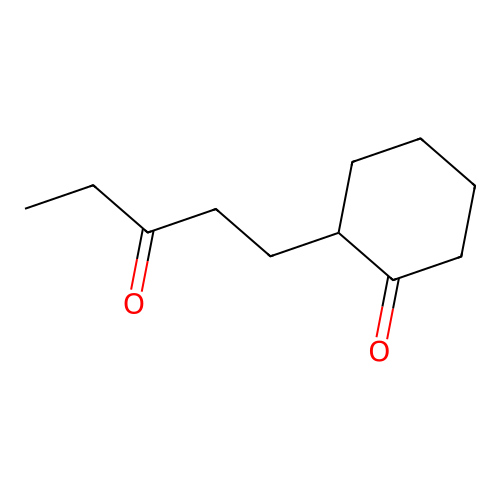 2-(3-Oxopentyl)cyclohexanone structure