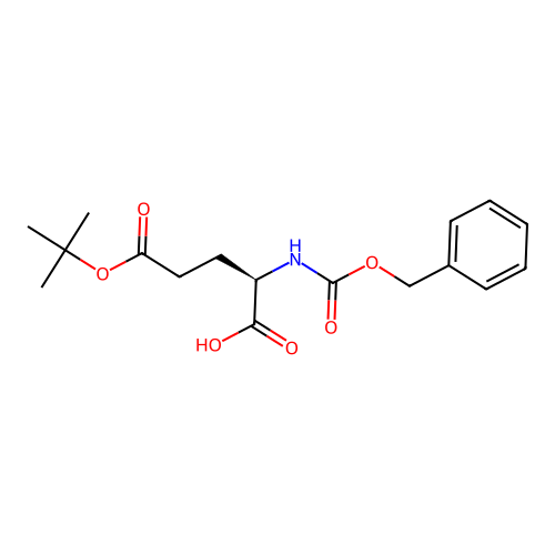 z-d-Glu(otbu)-oh structure