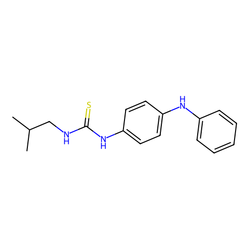 1-(2-Methylpropyl)-3-[4-(phenylamino)phenyl]thiourea structure