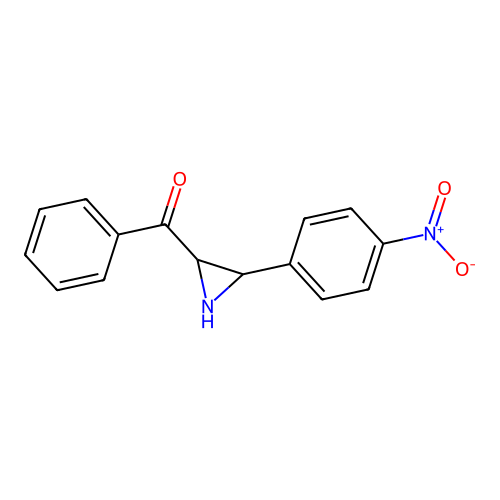 [3-(4-Nitrophenyl)aziridin-2-yl](phenyl)methanone structure