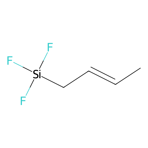 Crotyl-trifluorosilane structure