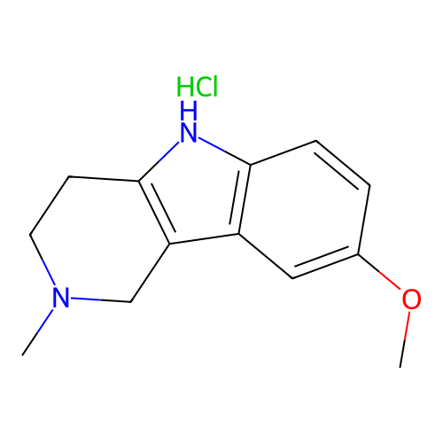 8-Methoxy-2-methyl-2,3,4,5-tetrahydro-1H-pyrido[4,3-b]indole hydrochloride structure