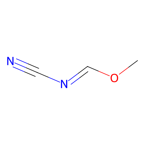 N-Cyanomethanimidic methyl ester structure
