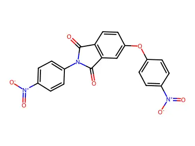 5-(4-Nitrophenoxy)-2-(4-nitrophenyl)isoindole-1,3-dione structure