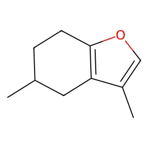 3,5-Dimethyl-4,5,6,7-tetrahydrobenzofuran structure