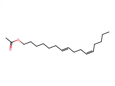(E,Z)-7,11-Hexadecadienyl acetate structure