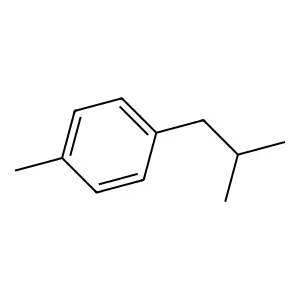 Benzene, 1-methyl-4-(2-methylpropyl)- structure