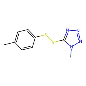 1-Methyl-5-((4-methylphenyl)dithio)-1H-tetraazole structure