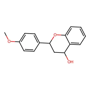 4-Flavanol, 4'-methoxy- structure