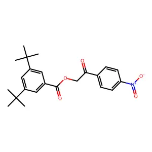 2-(4-Nitrophenyl)-2-oxoethyl 3,5-di-tert-butylbenzoate structure