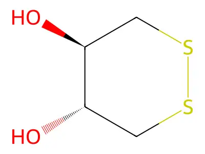 (4R,5R)-1,2-dithiane-4,5-diol structure