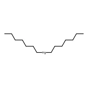 Mercury, diheptyl- structure