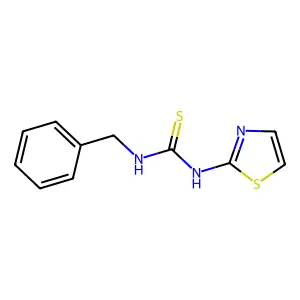 1-Benzyl-3-thiazol-2-yl-thiourea structure