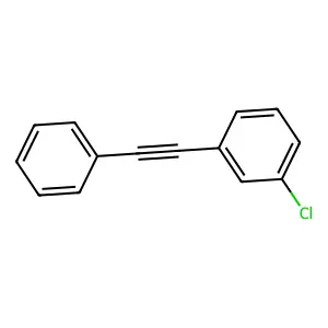 1-Chloro-3-(2-phenylethynyl)benzene structure