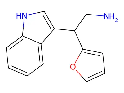 beta-2-Furanyl-1H-indole-3-ethanamine structure