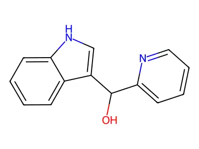 1H-indol-3-yl(pyridin-2-yl)methanol structure