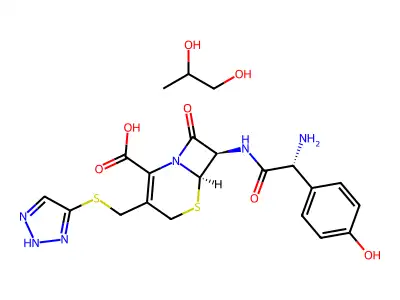 头孢曲秦(立体化学未定义) structure