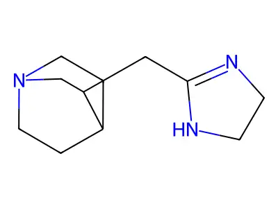 Quinuclidine, 3-(2-imidazolinylmethyl)- structure