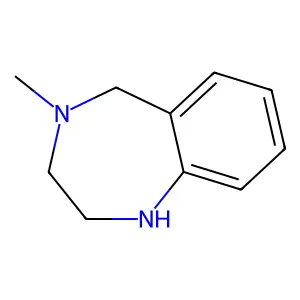4-methyl-2,3,4,5-tetrahydro-1H-1,4-benzodiazepine structure