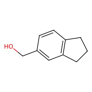 (2,3-dihydro-1H-inden-5-yl)methanol structure