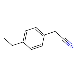 4-乙基苯乙腈 structure