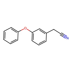 m-Phenoxybenzyl cyanide structure