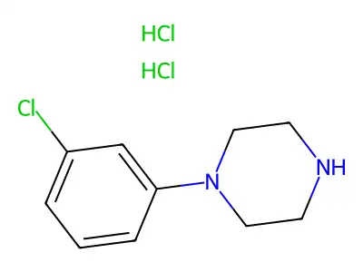 1-(2-Chlorophenyl)piperazine structure