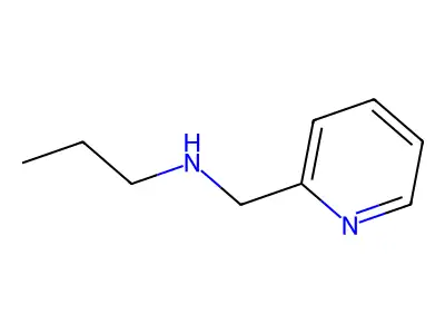 N-(pyridin-2-ylmethyl)propan-1-amine structure